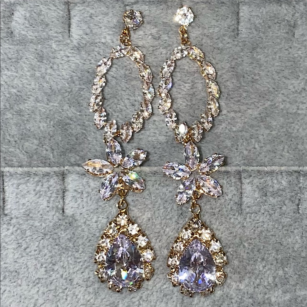 New Handmade Gold plated earrings